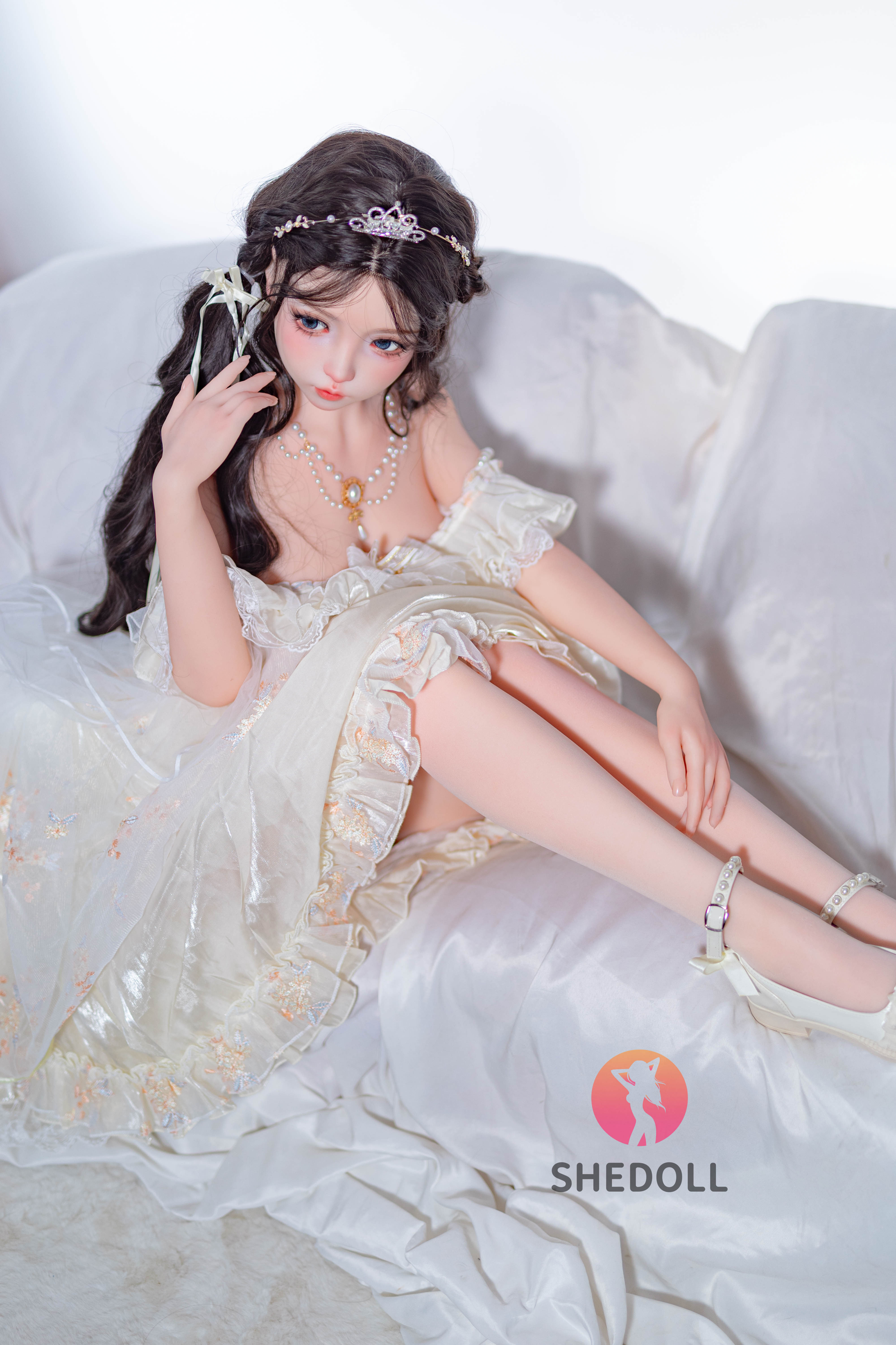 洛小乙（ルオ・シャオイー）｜SHEDOLL 145cmボディ｜儚げプリンセス × ホワイトドレスVer.