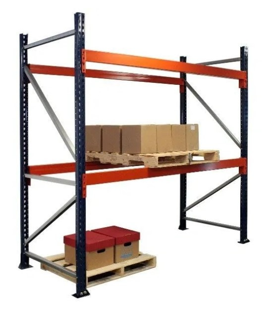 Two-Shelf Pallet Rack Starter Unit