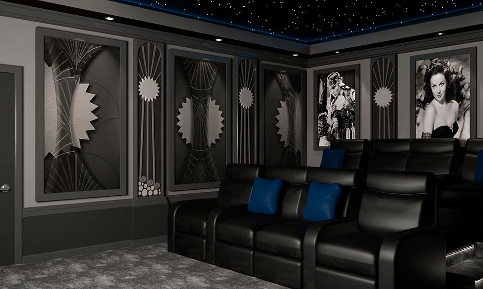 Art Deco Theater and Panel Design