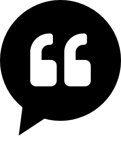Vector image of a quote bubble
