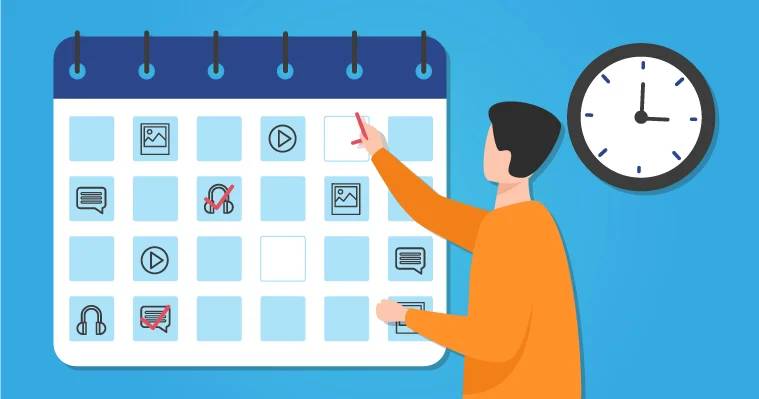 Scheduling your content