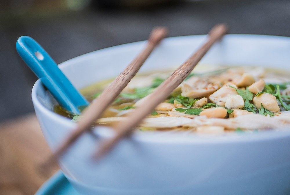 bouillon poulet nouilles