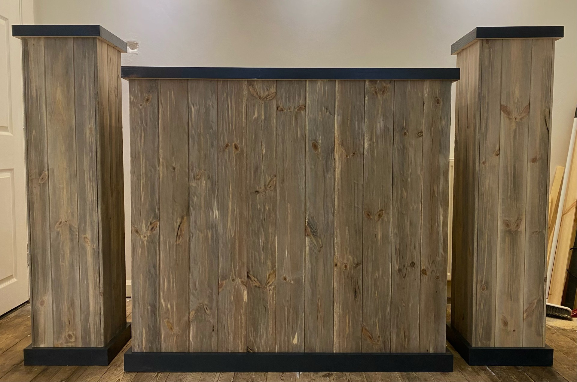 Rustic Booth and Podiums