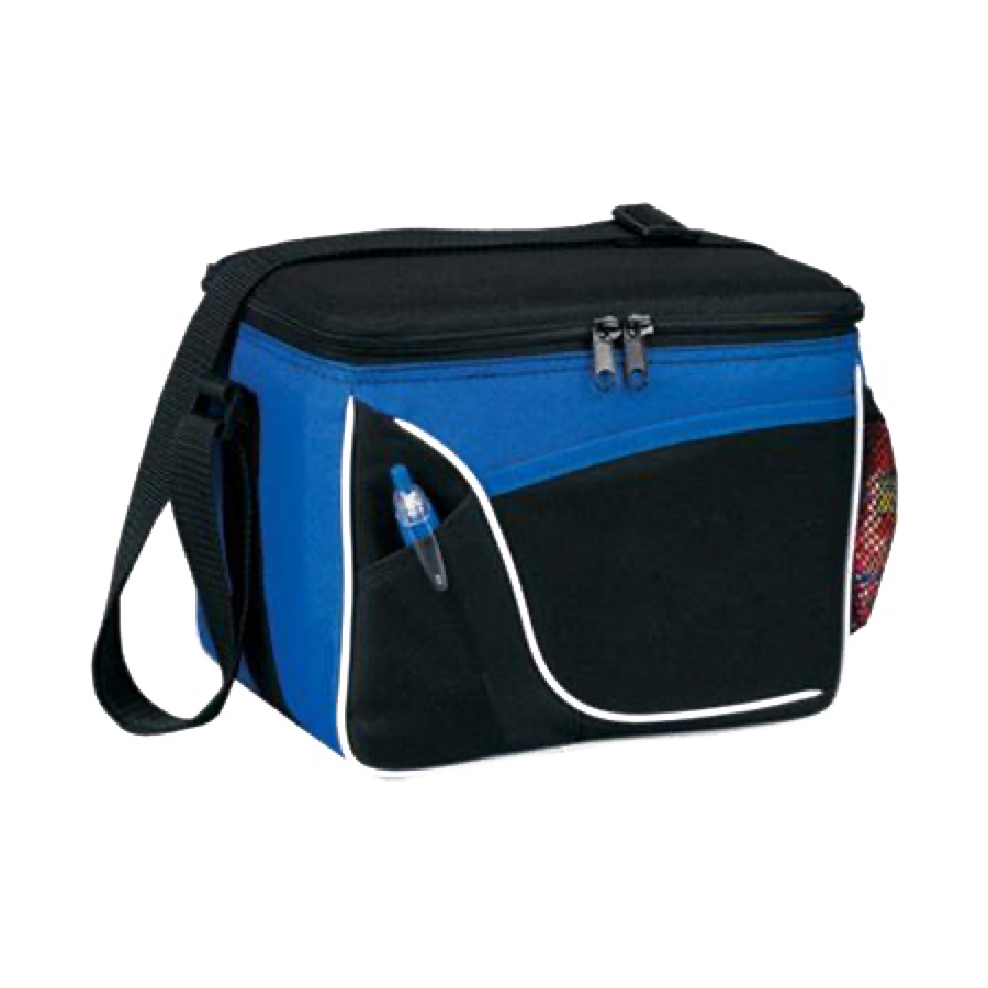 Miniatura: Wavy Two-Tone 6 Pack Cooler Style #LBGP2811