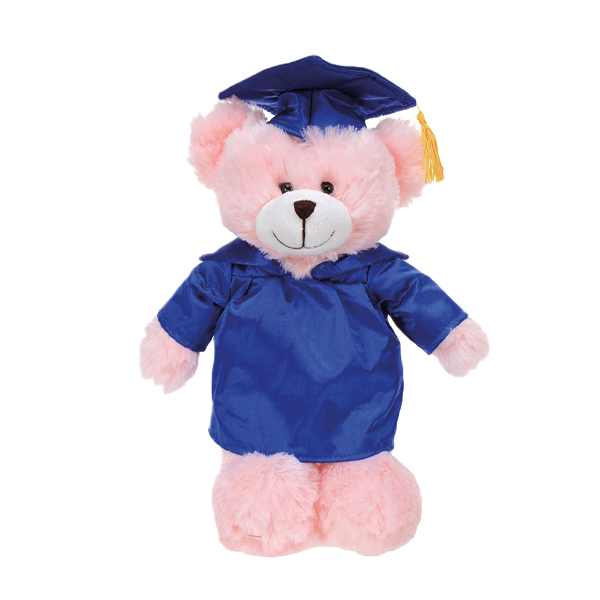 Thumbnail: Soft Plush Teddy Bear in Graduation Cap and Gown