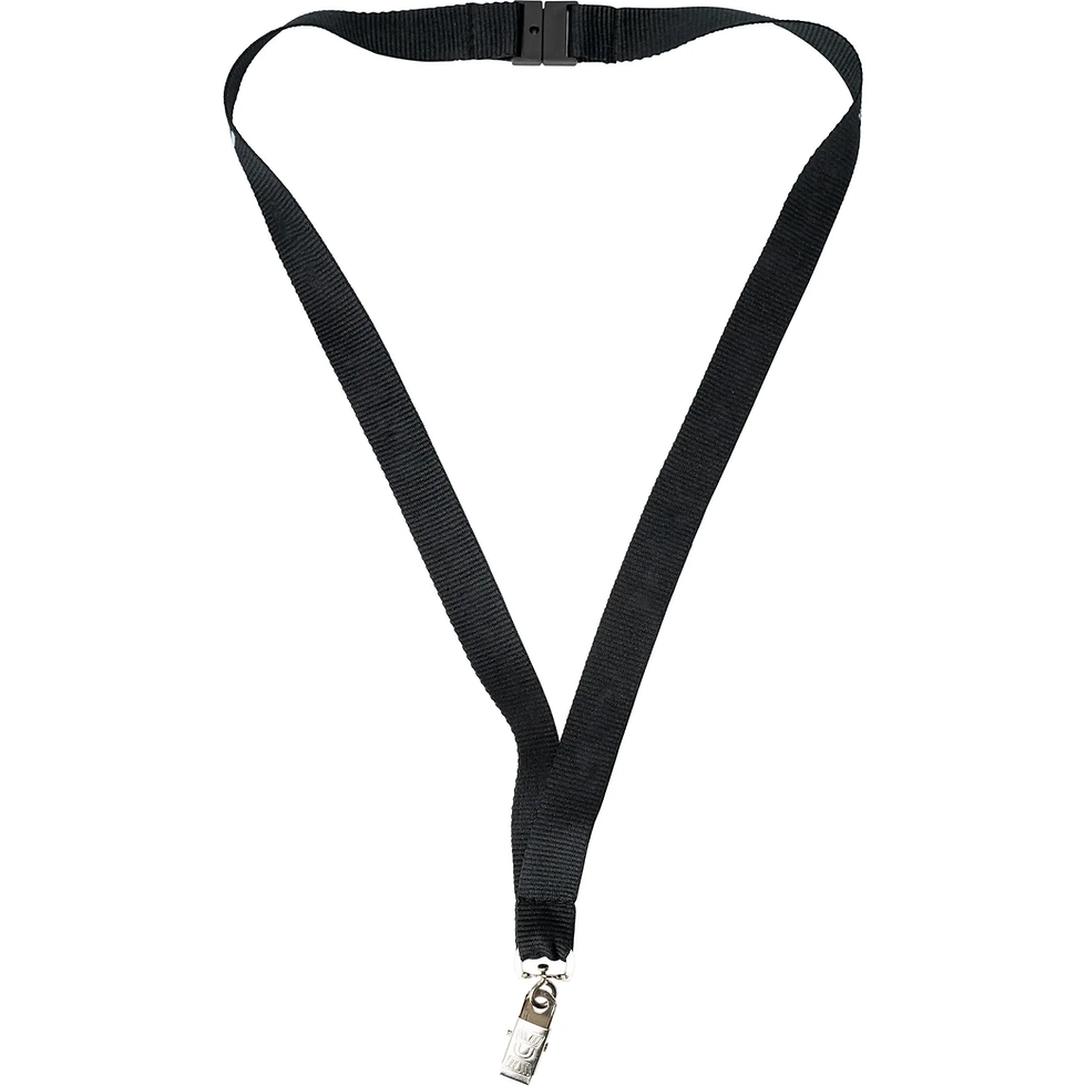 Thumbnail: Lanyard with Breakaway Safety Release (1”) Style #LNYP5772