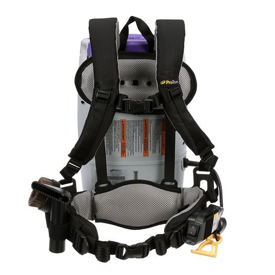 Miniature : 107535 ProTeam - Aspirateur dorsal Super Coach Pro 6 + Kit tapis / surfaces dure