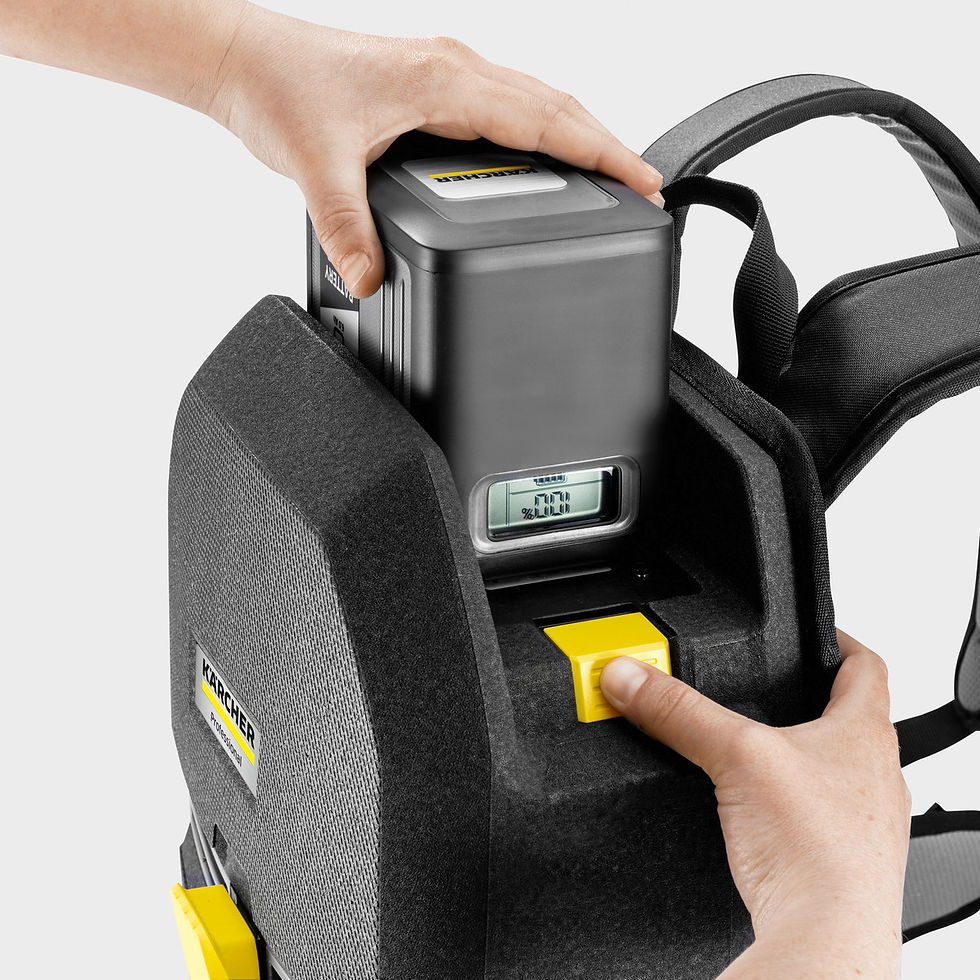 Miniature : BVL 5/1  Karcher - Aspirateur dorsal à batterie + Accessoires