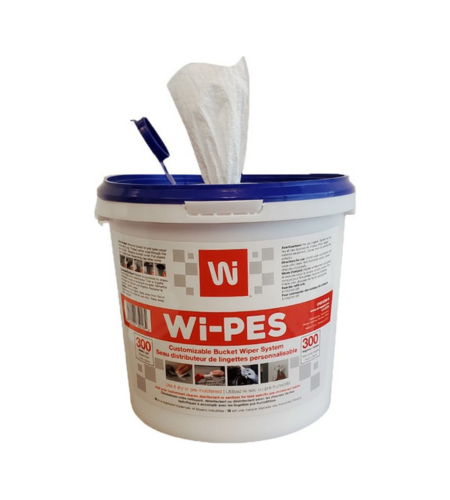 HX45W-B Wipeco - Sceau de  Lingettes Personnalisables - 5.5" x 11.8 " - 300 pcs