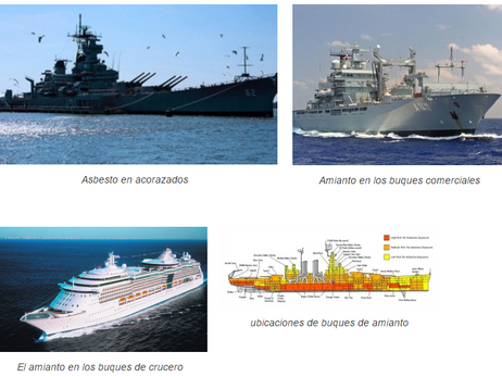 El amianto en los buques, ¿dónde se localiza?