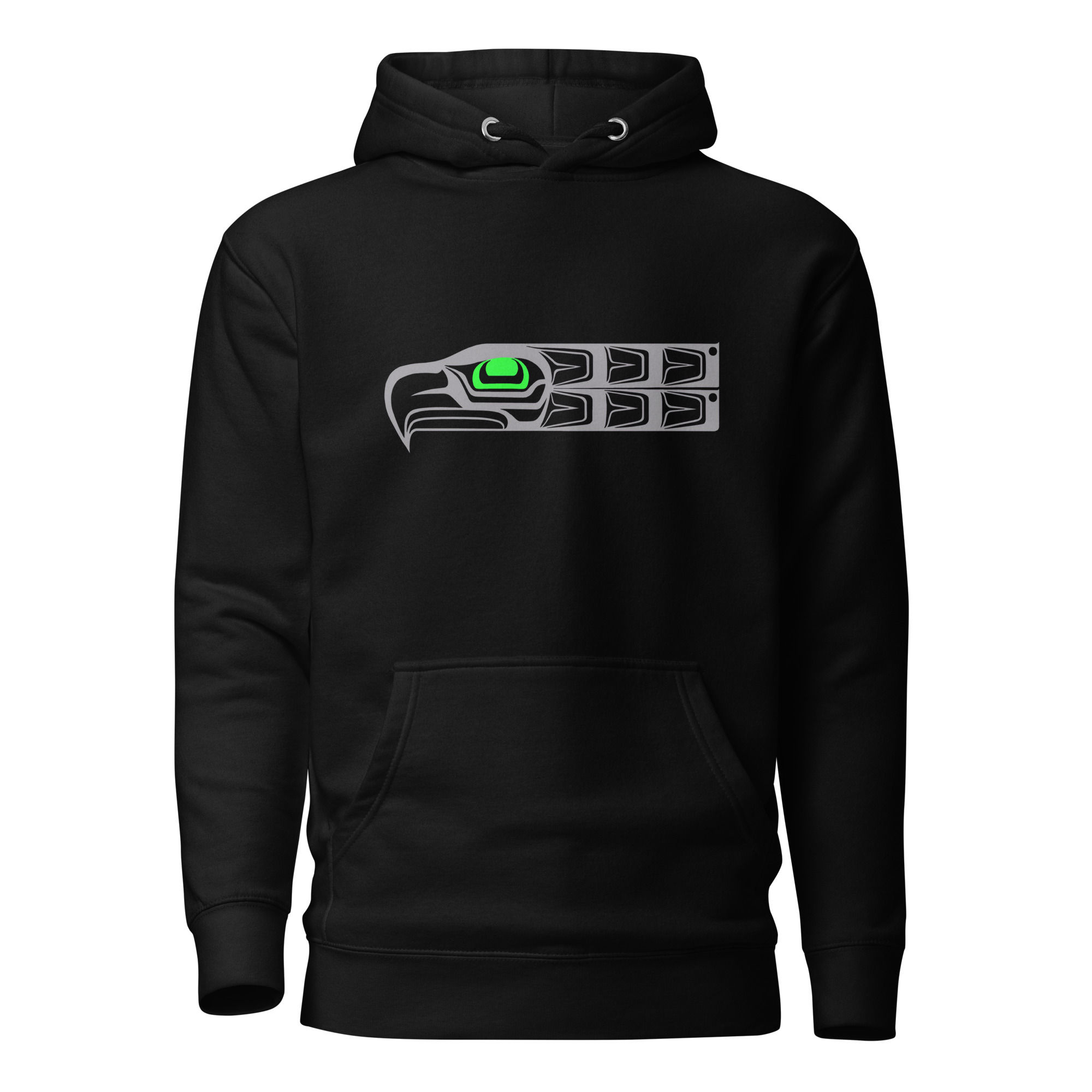 Green Eye Hawk hoodie