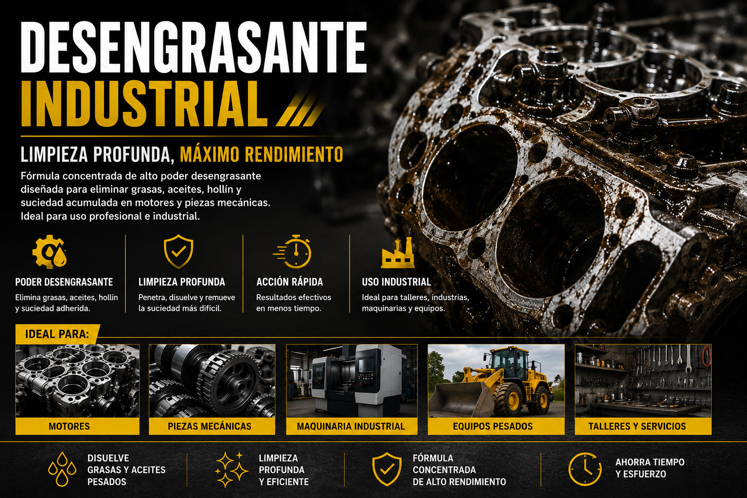Desengrasante industrial