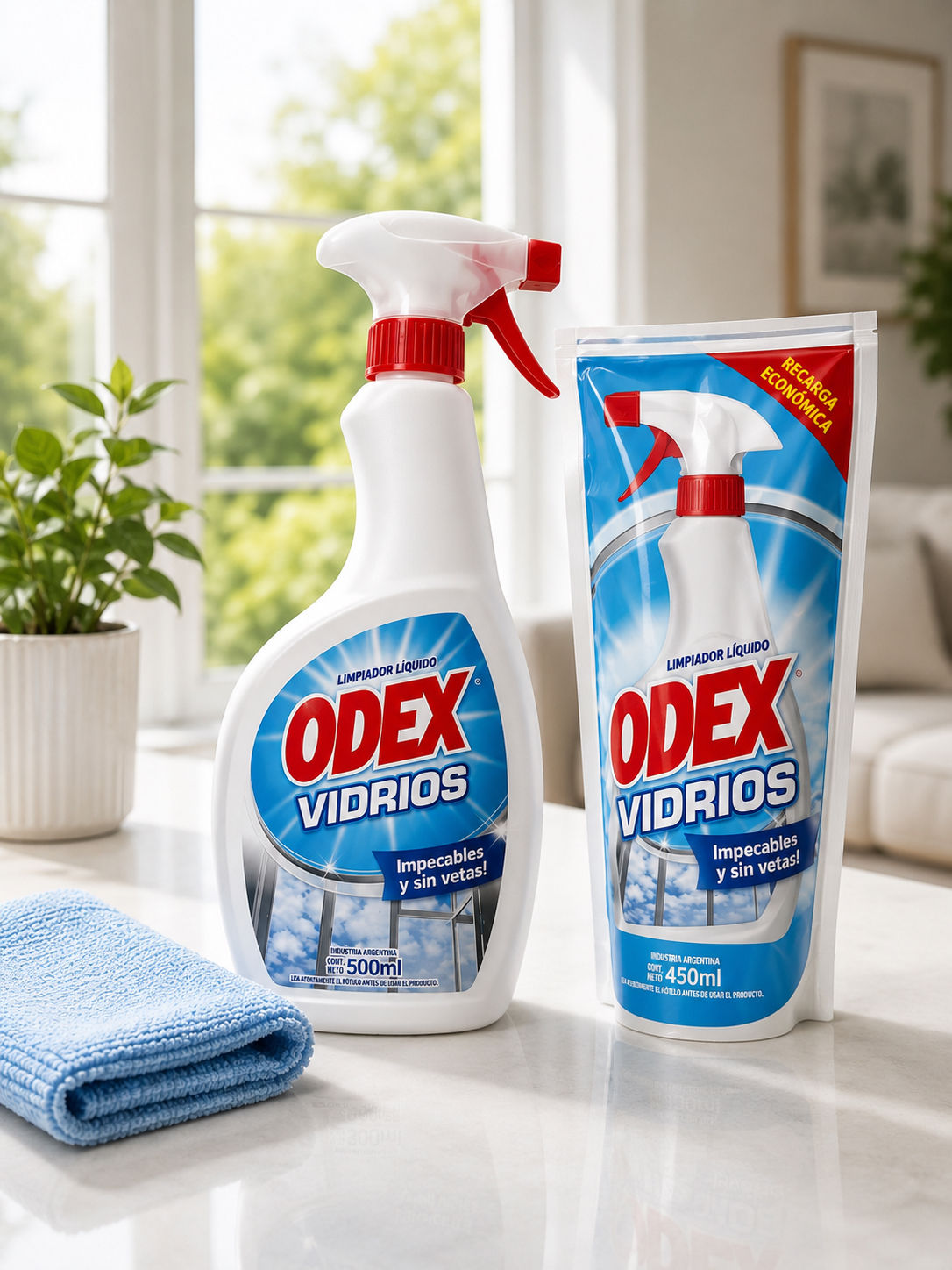 Limpiavidrios odex 500 ml con gatillo