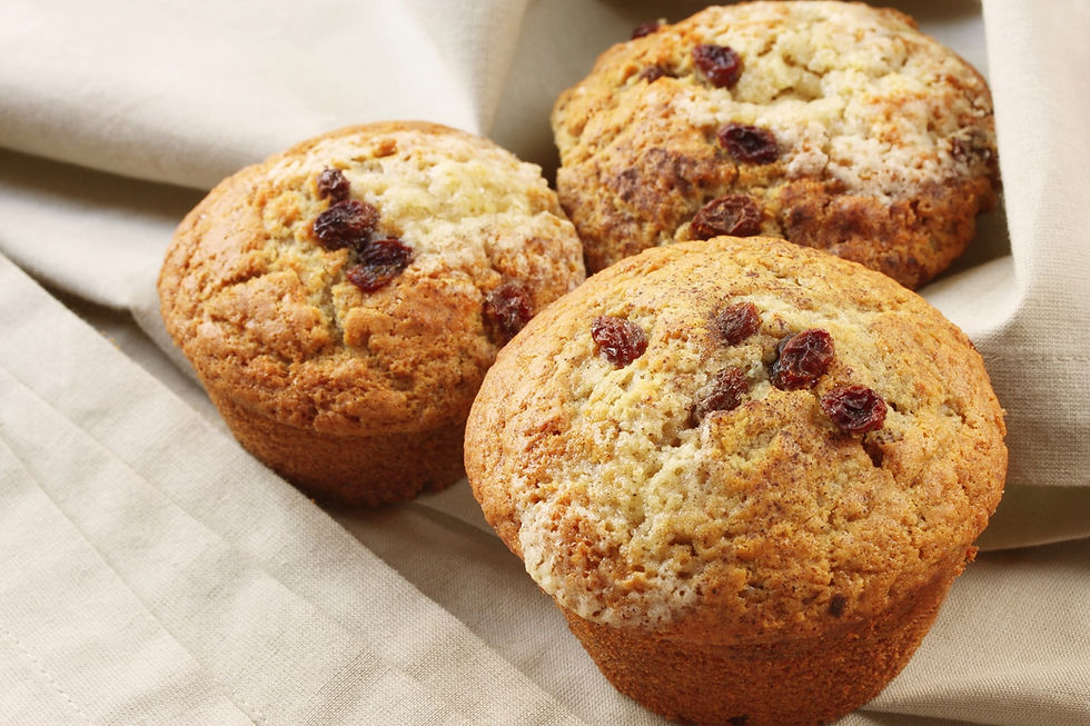 PPB & Raisin Muffins