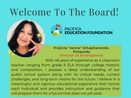Welcome To The Board of Directors, Jenna!