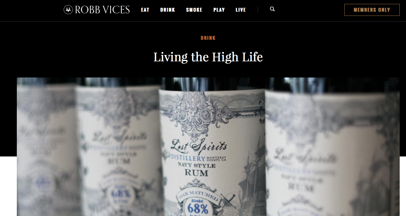 ROBB VICES (BY ROBB REPORT)