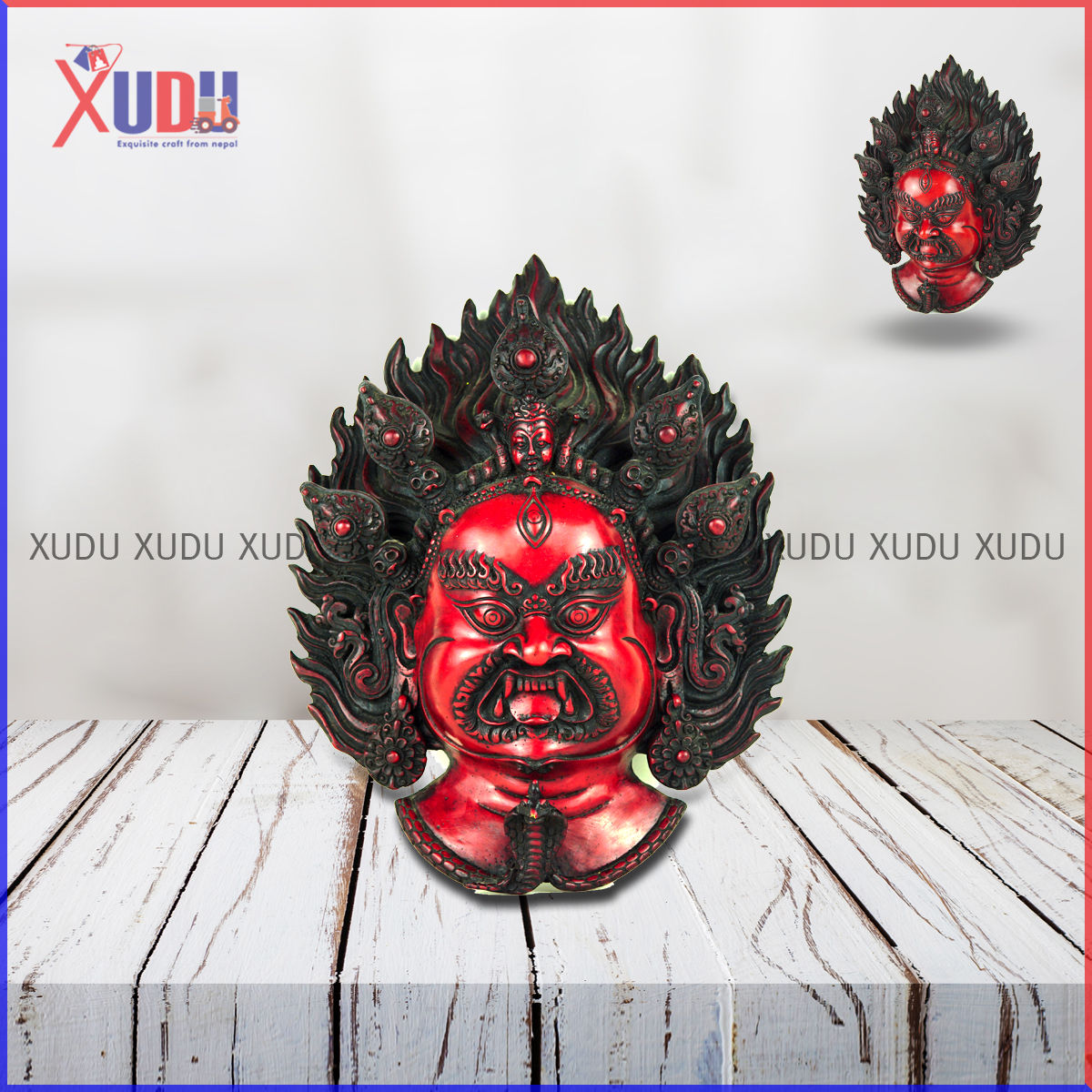 Bhairav Mask Made of Rasin