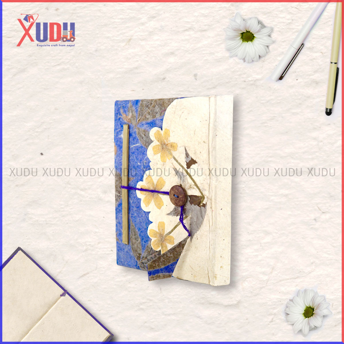 Lokta Diary (With String)