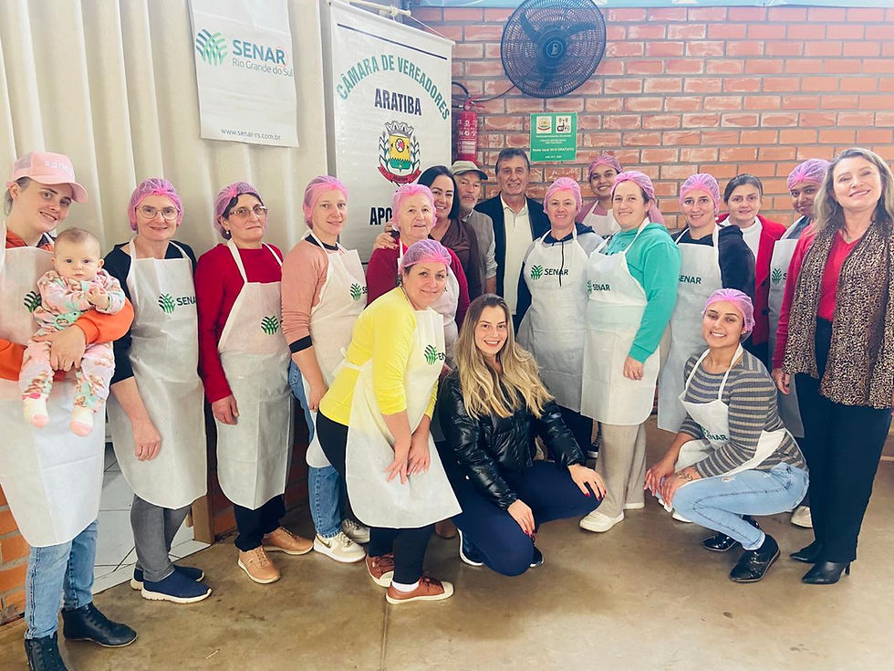 Curso de Bolachas e Salgados é concluído com sucesso na Comunidade Santa Lúcia