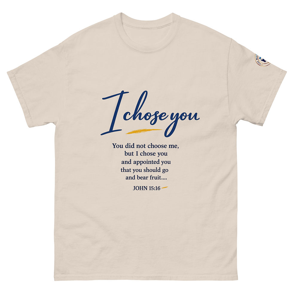 Thumbnail: The Missing Piece TShirt - I Chose You - John 15:16