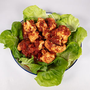 Organic Vegan Keto Cauliflower Bar B Que Wings