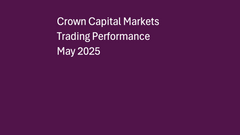 Crown Capital Markets Trading Performance (as of 30 May 2025)