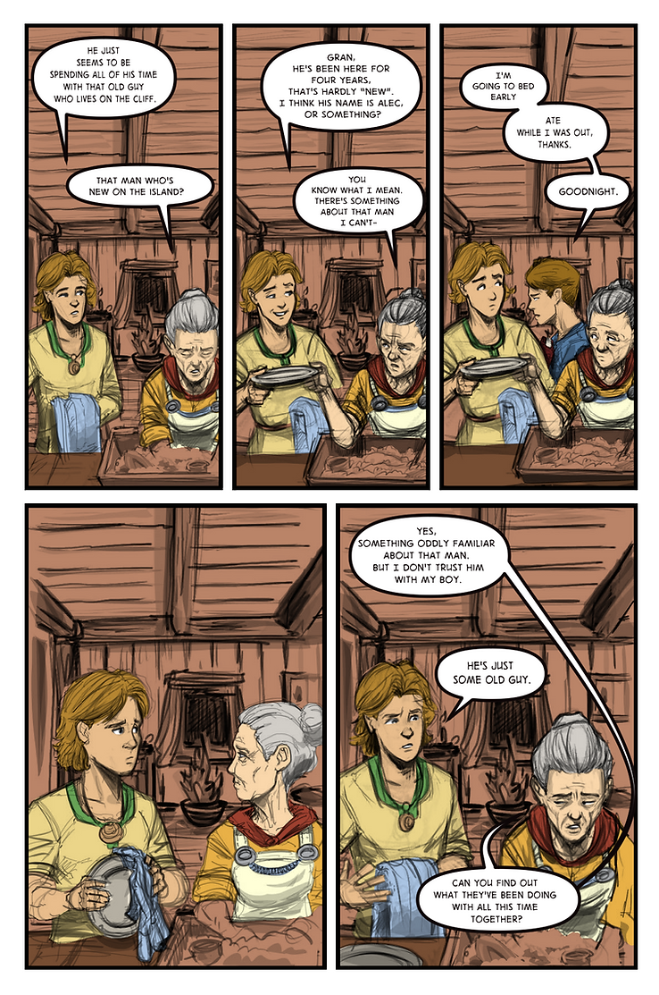 Spell Stone Comic,Spellstones, page 8 colors