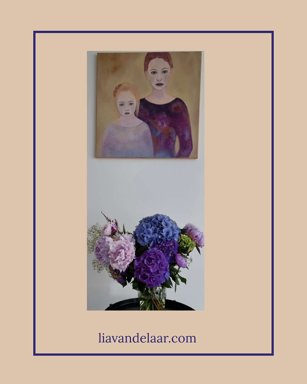 Bloemen als herinnering aan mooie ontmoetingen!