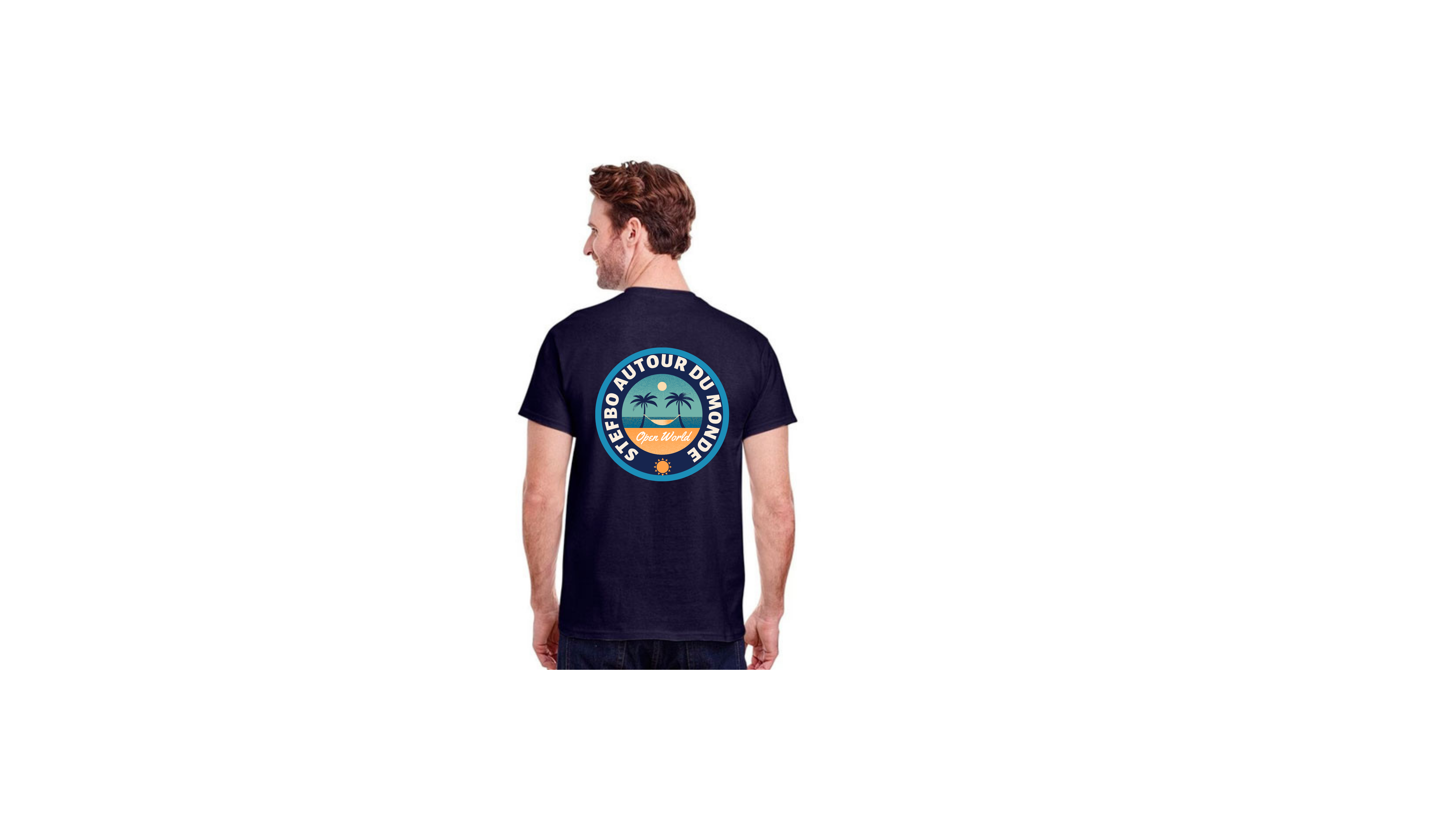 T-shirt Stefbo – Le Compagnon des Jours de Soleil - Marine