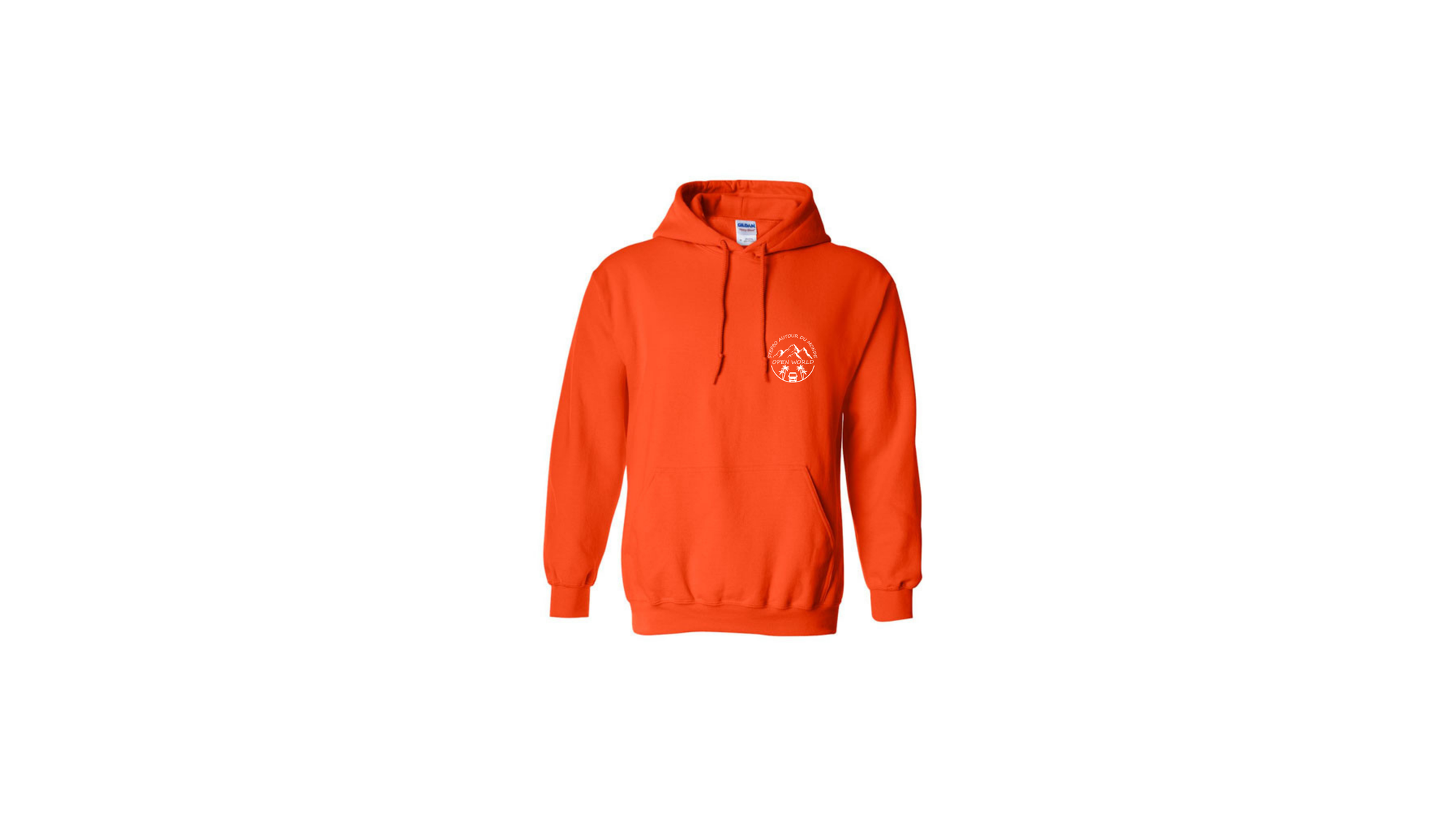 Hoodie Stefbo - L'Essentiel du Nomade - Orange