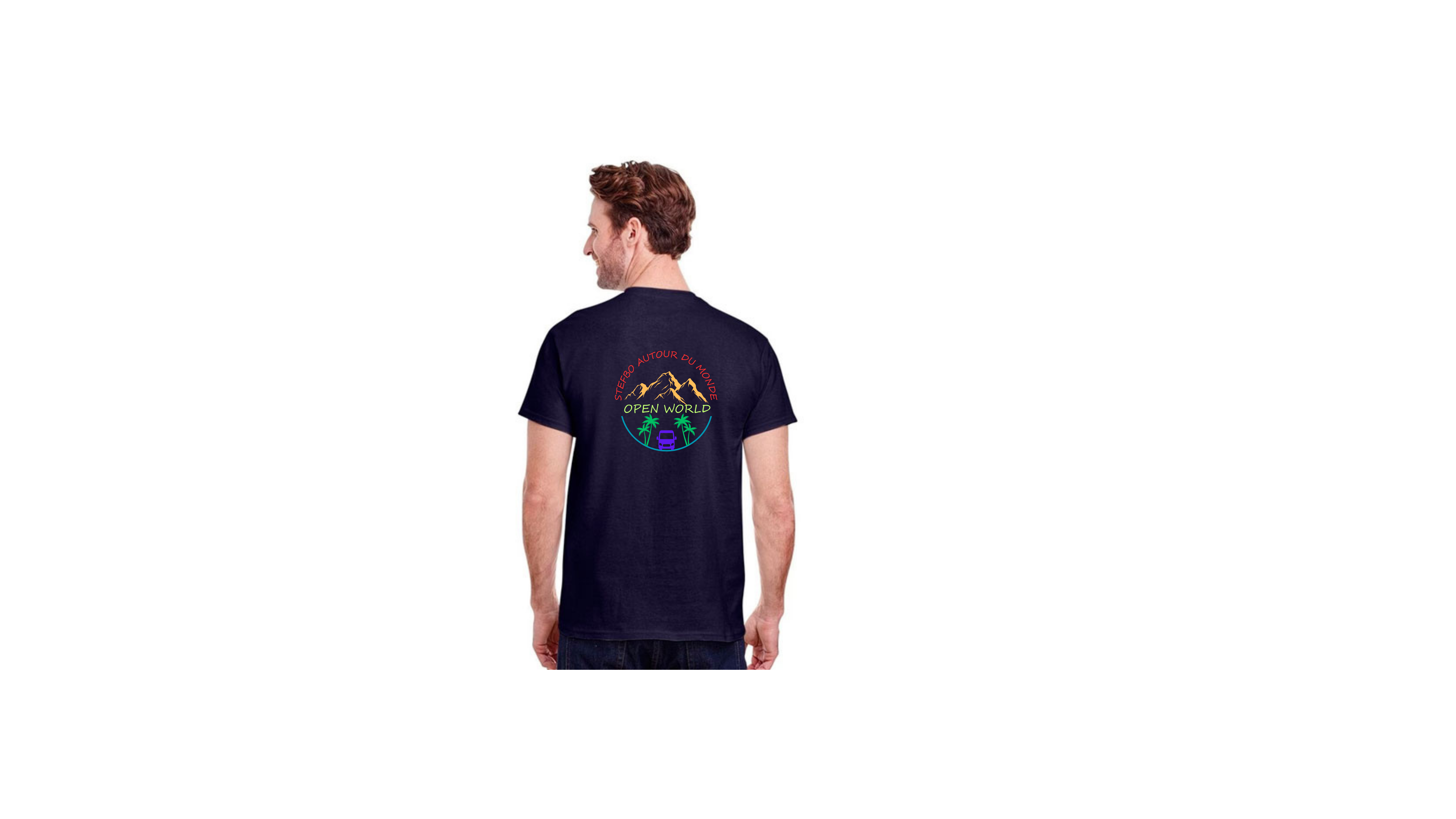 T-Shirt StefBo - Édition Inclusion - Marine