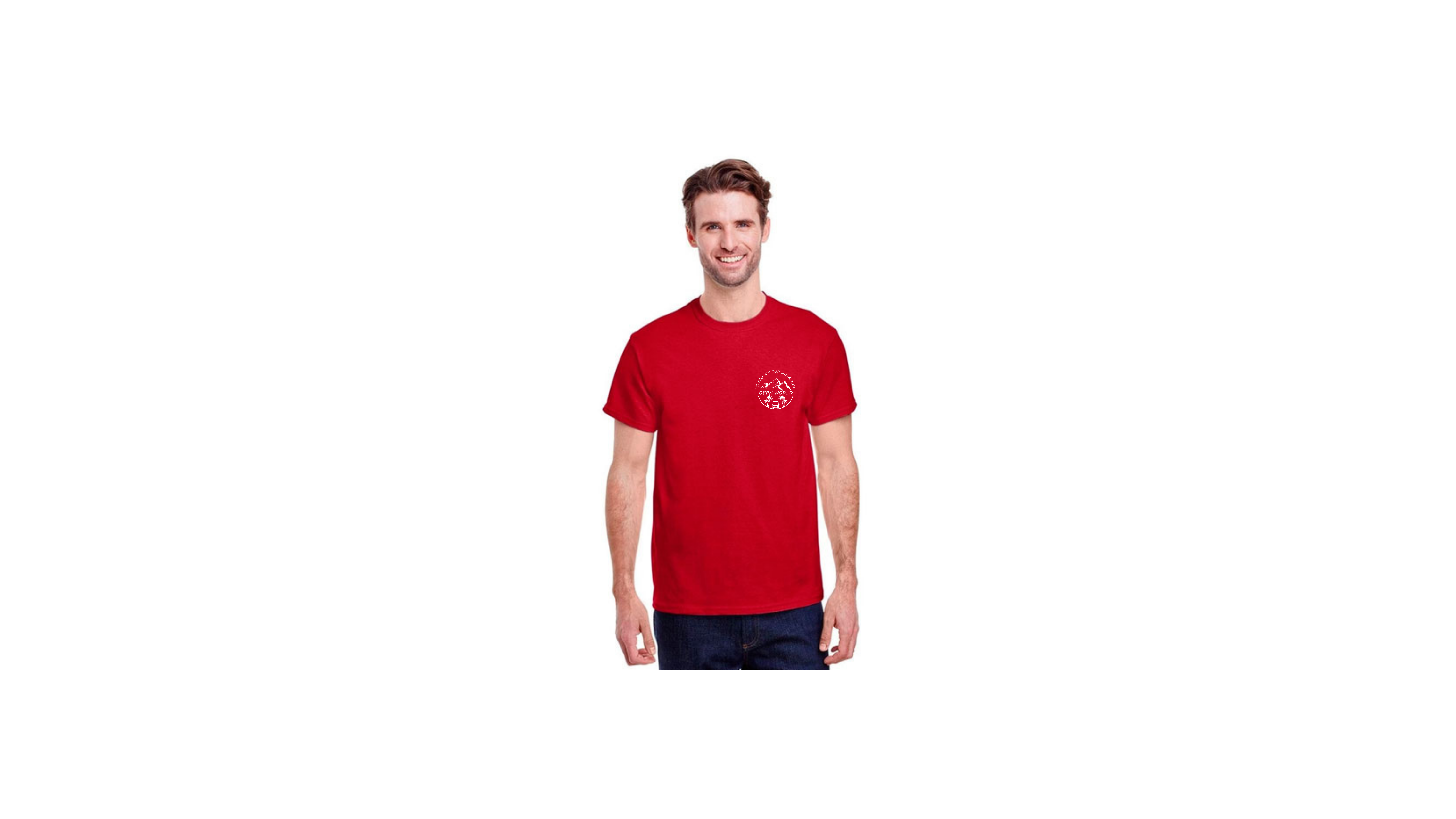 T-Shirt StefBo - L’Essentiel du Road Trip - Rouge