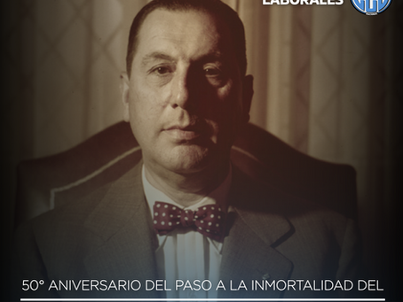 50° Aniversario del paso a la inmortalidad de JUAN D. PERÓN