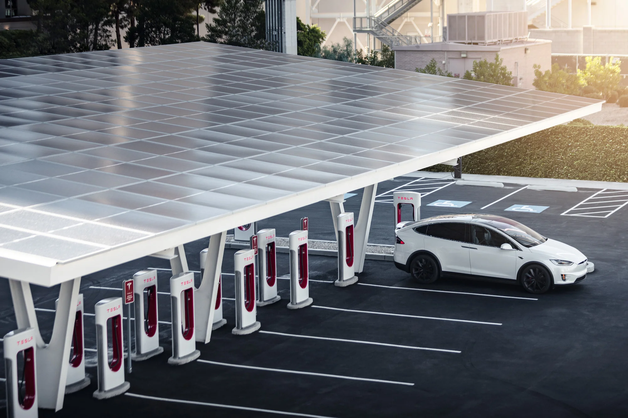 Tesla Solar & Supercharger