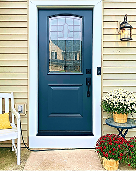Enzian Blue Steel Door