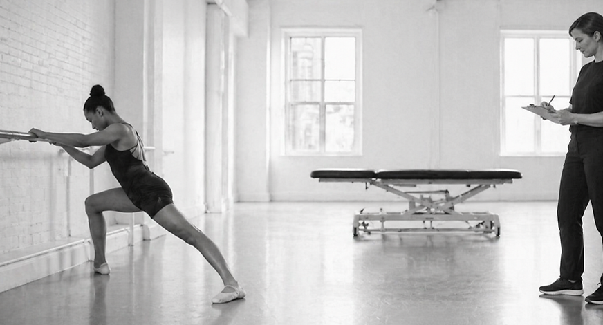 Séance de formation santé du danseur à l'Institut Danse Santé