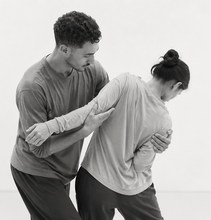 Danseurs en pleine chorégraphie, staff médical sur-mesure