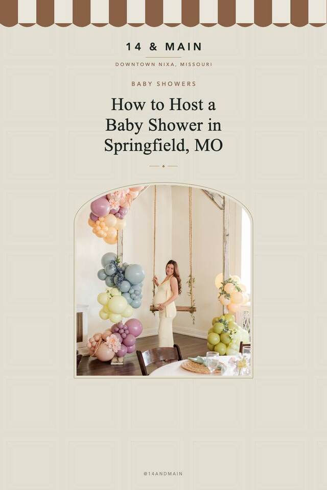 14 & Main event venue in downtown Nixa, MO — How to Host a Baby Shower in Springfield, MO