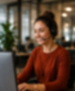 SureCall onshore contact center agent supported by AI.jpg