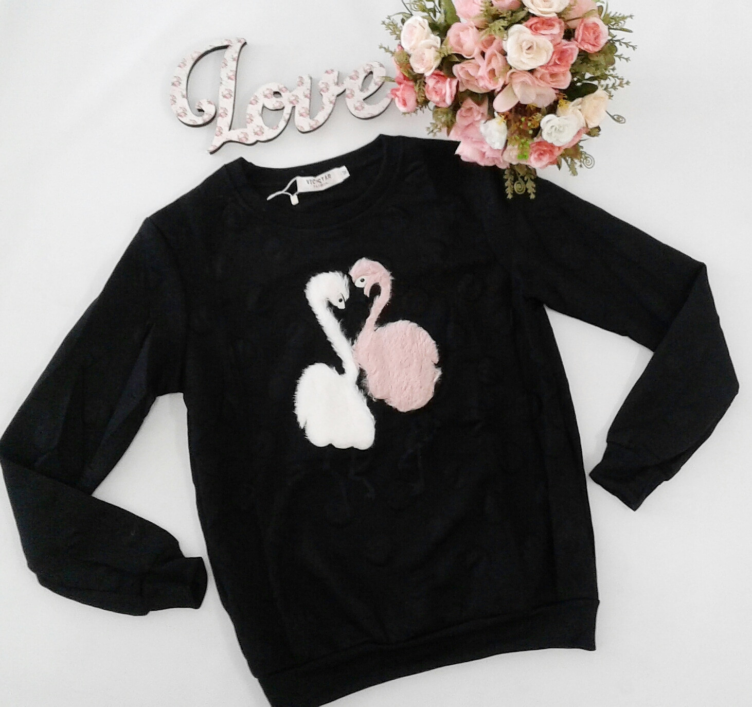 Blusa Flamingos
