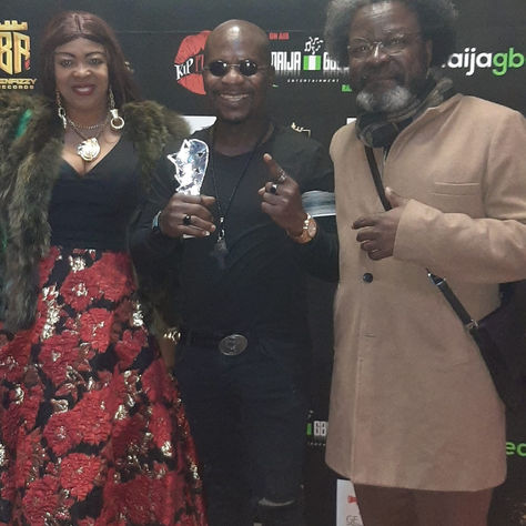 EU NAIJA GBEDU ARCHIEVMENT AWARD HOSTED IN MILANO ITALY. CK WOODEN CAME HOME WITH ONE