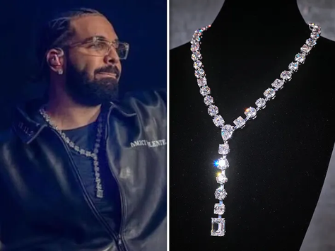 DRAKE NECKLACE WITH 42 ENGAGEMENT RING DIAMONDS