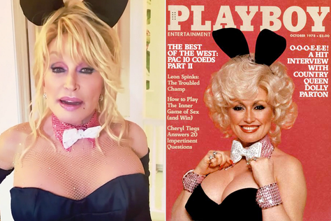Dolly Parton Recreates Her Iconic 1978 Playboy Cover For Her Husband's Birthday