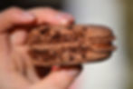 The umami flavours of truffles can work beautifully in deserts - this is a truffle and chocolate macaron from Sarlat