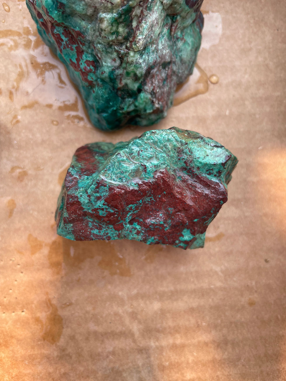 Thumbnail: Lapidary Flat - Parrot Wing Jasper