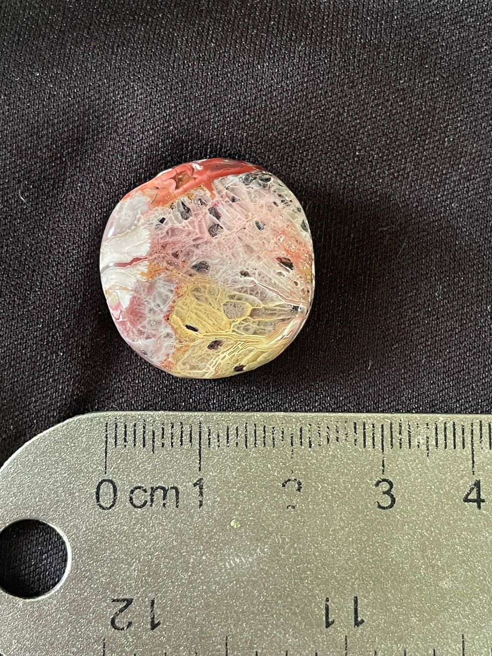 Thumbnail: Pink Crazy Lace Cabochon