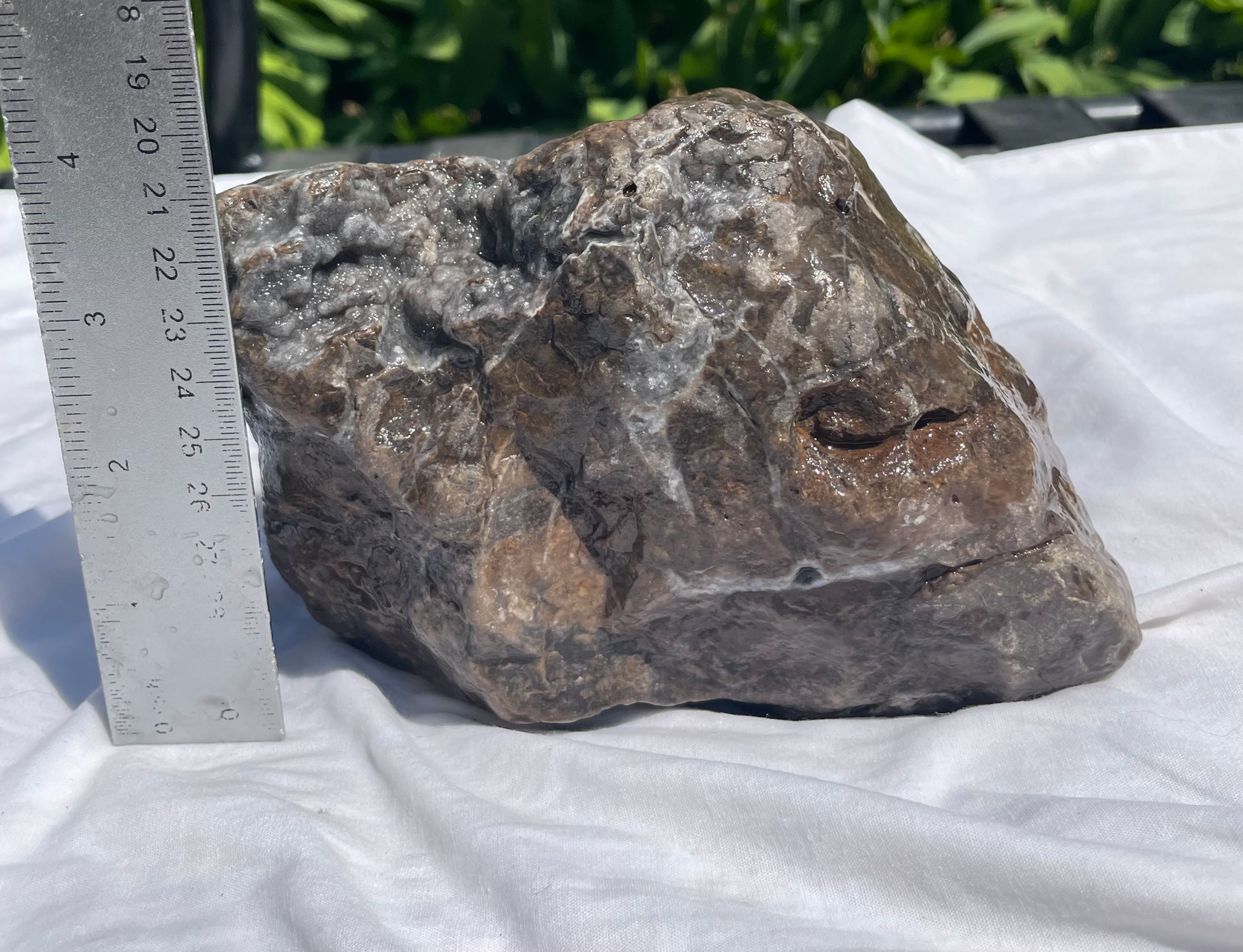 Chalcedony on Quartz