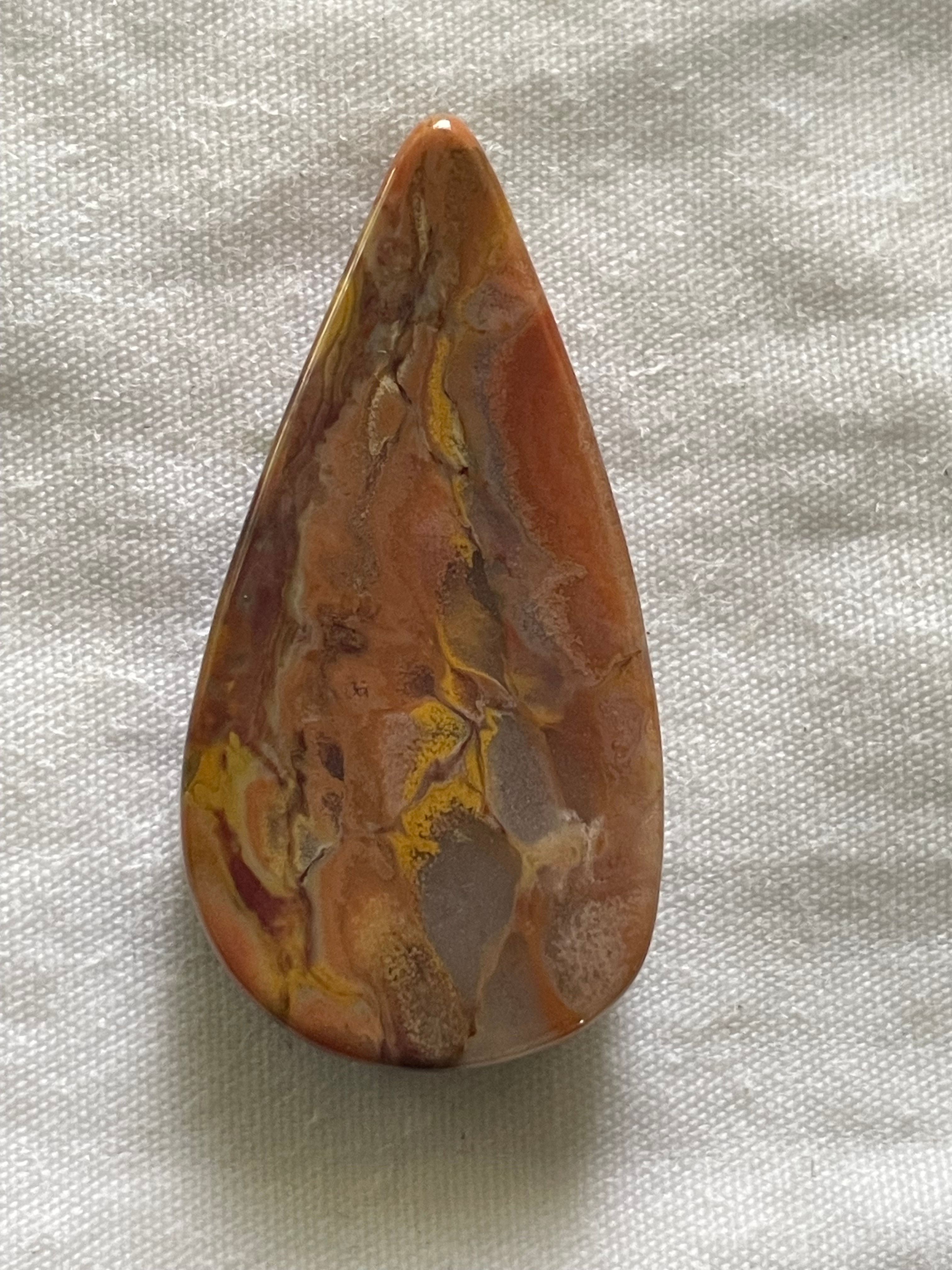 Prairie Flame Agate Cabochon