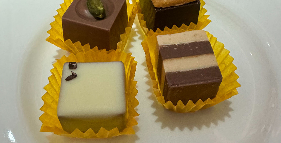 Chocolate tarts for dessert