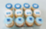 Cupcakes Baptism Bib Pram Booties